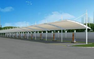 松原膜结构停车棚